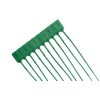 100 X GREEN SECURITY TAGS NUMBERED PULL TIES SECURE ANTI-TAMPER SEALS