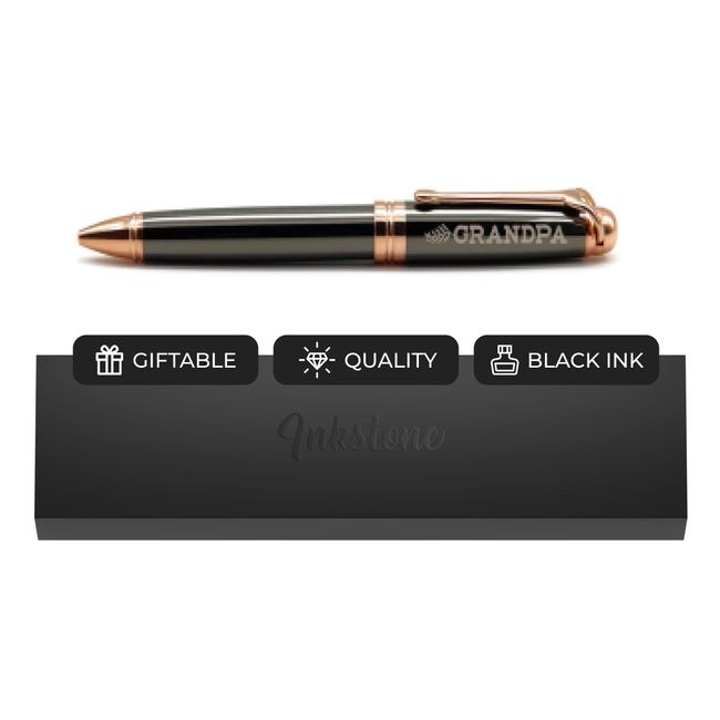 Inkstone "Grandpa Engraved Gift Pen with Presentation Gift Box