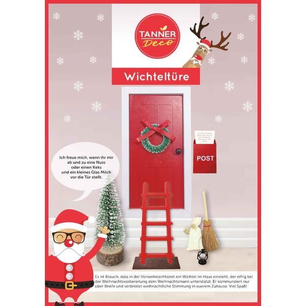 Christian Tanner Decorative Gnome Door / Elf Set / Elf Door Set