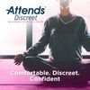 Attends Discreet Maximum Female Incontinent Pad Maximum 13" L ADPMAX, Maximum, 20 Ct