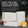 O Naturals 7.76 oz (3PC) Exfoliating Soap Bar Cedarwood - Heavy Grit Mens Soap - All Natural Exfoliation Bar Soap for Men - Apricot Kernels Bar Soap - Face Soap Bar - Moisturizing Mens Face Bar Soap