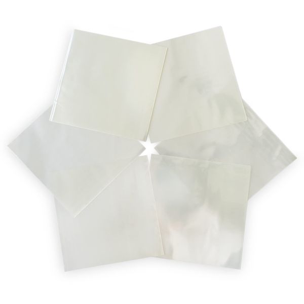 Clear Cello Sheets (200 pcs 8 x 8 in) - Clear Cellophane Sheets - Cello Paper Sheets- Clear Cellophane Wrap - Clear Wrapping Paper - Cellophane Paper - Papel Celofan Transparente - Papel Selofan