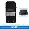 A ABSOPRO Power Window Switch Front Right Passenger Side Window Control Switch for Honda Accord 2008-2012 Black