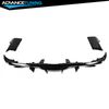 Fits 11-25 Dodge Durango Rear Bumper Lip Diffuser Gloss Black V2 Splitter Guard