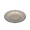 Dulton K19-0102 Camping Tableware, ENAMELED PLATE S BEIGE/GREEN