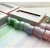 30 Rolls Basic Pattern Masking Tape Bin Set Creativity Multicolor Washi Tape Women Style Eagle Tape Packaging, DIY Crafts (Solid Color and Lattice Pattern)