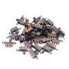 Gebildet 50pcs Mini Toggle Switch SPDT Slide Switch 0.5A 50V DC 3 Pin 2 Position, Panel Slide Switch ON/ON, Micro Miniature Latching SS-12F15