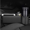 Car Seat Gap Organizer Auto Console Right Side Pocket Storage Box PU Leather