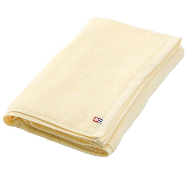 Imabari Towel, Made in Japan, Bath Towel (14 Colors), 100% Cotton, Approx. 12.7 oz (345 g) (1,100 Momme), 27.6 x 51.2 inches (70 x 130 cm), Cream, Imabari Bath Towel, Cotton Bath Towel, Plain, Imabari Towel, Domestically Produced, Beauty Salon Towel, Larg