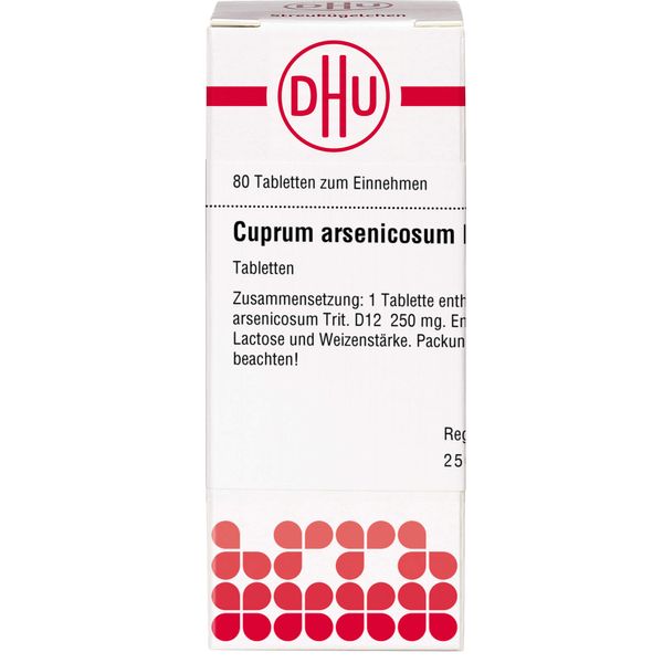 Cuprum arsenicosum D12 DHU Tabletten, 80 St. Tabletten