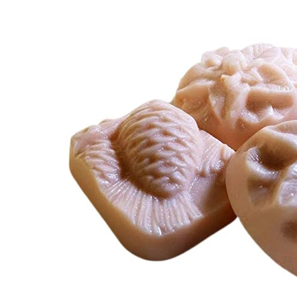 8pc Gingerbread Scented Guest Soaps - Pinecone Design - Shea Butter-Goatmilk Blend