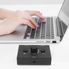 FEETER 3.5mm Audio Switcher, 2 Input 1 Output/1 Input 2 Output Audio Splitter Switcher, Audio Switcher Box, One-Key Mute Button