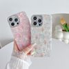 FLIRACON Cute Tulip Flowers Bow Shell Pattern Phone Case Compatible with iPhone Case (White,for iPhone 16 Pro)