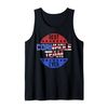 Cornhole Team Bean Bag Team Toss Game Play Backyard Tank Top
