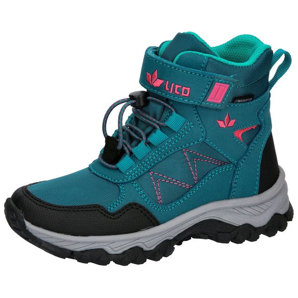 Lico John VS Cross-Laufschuhe, Petrol/pink/schwarz, 32 EU
