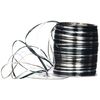 PRÄSENT - Rayon Raffia Biodegradable Ribbon Silver-Black 50 meter spool