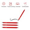 Tek Styz Pro Capacitive Resistive Stylus Universal 2 in 1 Compatible with Microsoft Surface Go 2 High Sensitivity & Precision Full Size 15 Pack! (RED)