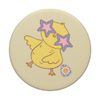 Groovy Easter Chick Bow Frohe Ostern 60er 70er PopSockets mit austauschbarem PopGrip