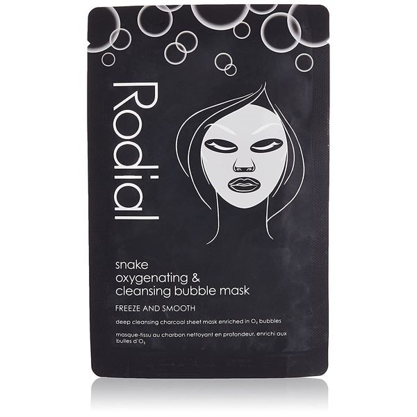 Rodial Snake Oxygenating & Cleansing Bubble Sheet Mask Individual Sachet, SKSNBUBIND