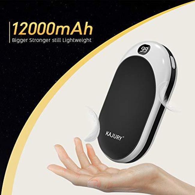Electric Hot Portable Pocket Hand Orange Details about    12000mAh Rechargeable Hand Warmers 
