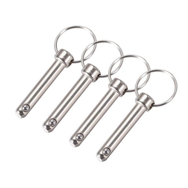 uxcell Quick Release Pins, Marine Hardware, 0.3 x 1.8 inches (8 x 45 mm), Boat Bimini Top Deck Hinges, 4 Pieces