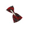 Zac's Alter Ego Large Red Tartan Bow On Barrette