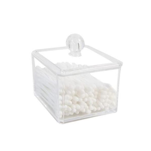 Cotton Swab Dust Blocking Acrylic Beauty Organizer MiMi_MC