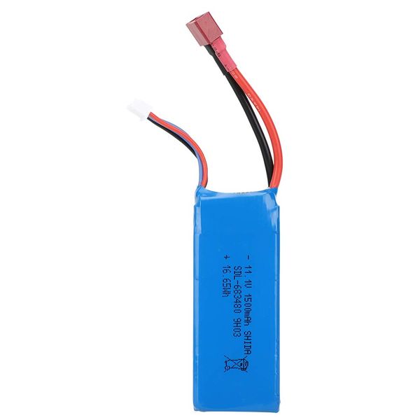 RC Helicopter Battery, 11.1V 1500 MAH RC Battery Excellent Workmanship RC Replace Battery For WLtoys V950 Remote Control Helicopter