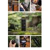 CAMPINGMOON Camping Coffee Beans Power Container Lightweight 2-Layer S Sizes Black CC-50-BK
