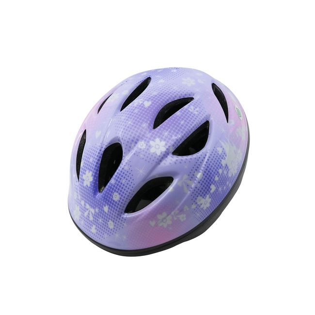 SAGISAKA Bicycle Helmet, Kids, Toddler, Princess Violet, 18.5 - 21.3 inches (47 - 54 cm)