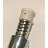 MX 5017706598040 1.5 m Shower Hose, Silver