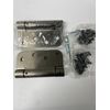 4" Spring Hinges  (4-Hinges) Satin Nickel. US15A. 5/8" Radius.