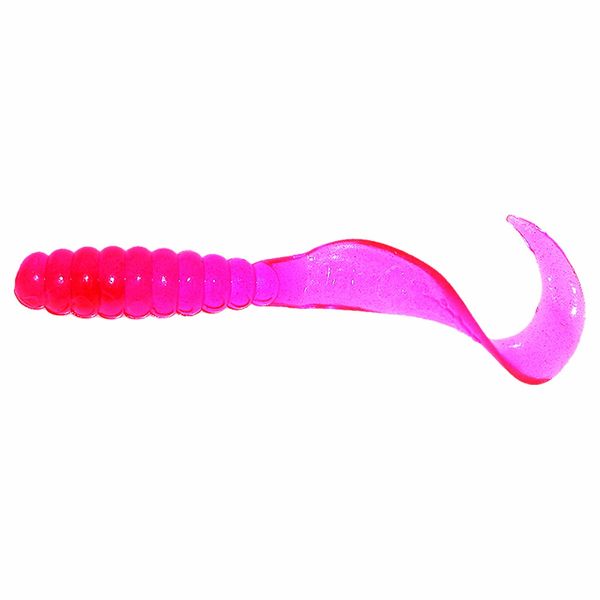 Mister Twister 3-Inch Meenie Lure-Pack of 20 (Pink)