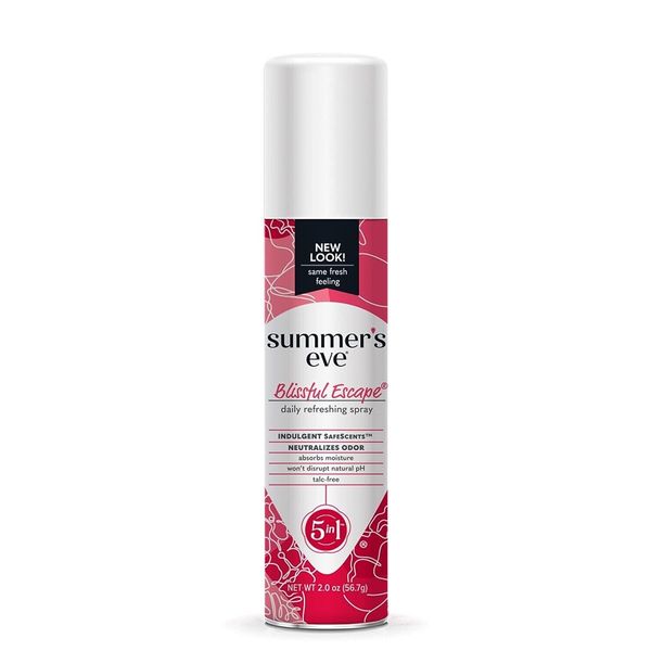 Summer's Eve Feminine Deodorant Freshening Spray Blissful Escape 2 Fl Oz