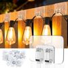 100PCS Hooks for Outdoor String Lights Clips Christmas Heavy Duty Cable Clips