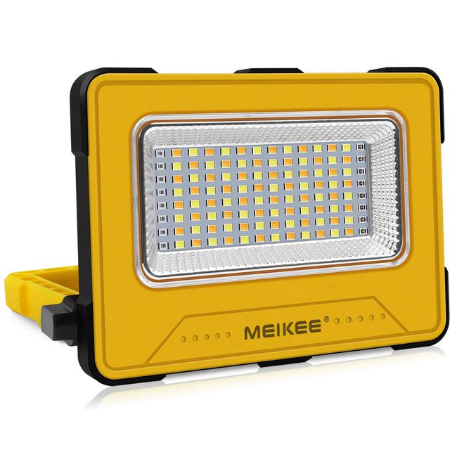 MEIKEE LED Lantern, Floodlight, Work Light, 100 W Equivalent, 3,000 LM, Rechargeable, Flashlight, Outdoors, Camping, Mountain Climbing, Night Fishing, Disasters, Power Outages, Earthquake Prevention,