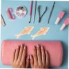 Housoutil 4pcs Dolphin Shaped Fingernail Cleaning Brushes Multi-function Manicure Tools for Nail Surface Cleaning Random Color Durable Comfortable Handle Lightweight Design