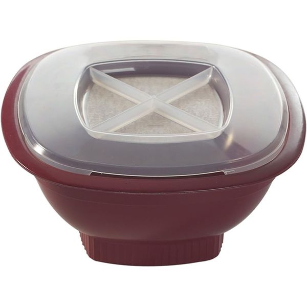 NEW Nordic Ware 12 Cup Capacity Microwave Popcorn Popper - Red