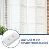 30Pcs Curtain Clear Tabs Vertical Blind Vane Savers Replacement Home Blinds