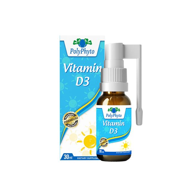 PolyPhyto Vitamin D3 30ml (Zeytinyağı İçerikli)