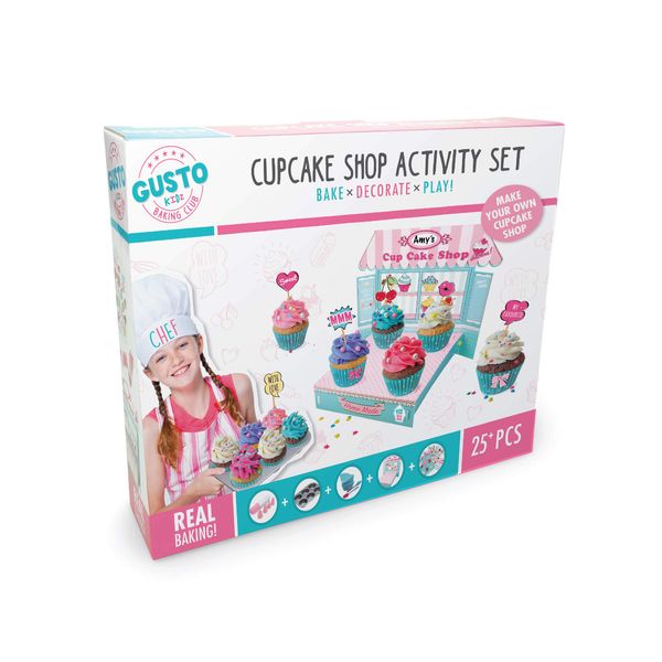 Gusto GD 18009 Bake, Decorate, Play Cupcake Shop Activity