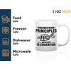 Engineer Teachers Coffee Mug 11oz White -Engineering principles applied - Gift Engineer lecture practitioners professionals electrical computer aerospace engineering electrical computer