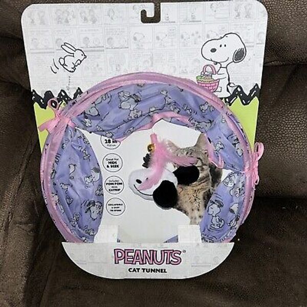 Peanuts Snoopy Pet Cat Tunnel - New