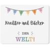 JUNIWORDS Mauspad Mousepad, Bester Konditor und Bäcker der Welt (5706775)
