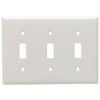 Cooper amerikansuittitogurusuitti Toggle Device Switch Wallplate 3 連用 White 2141 W