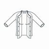One-touch Clothe Women's Open Front 5/Sleeves (Raglan Sleeve) No. 51/Small