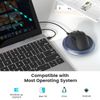 Cloudeck Mouse Mover Undetectable Mouse Jiggler with ON/Off Switch,Turn & Stop, 2 Speed Modes with Memory Function, Random Move Mechanical Turntable Pad for Wired & Wireless Mouse