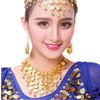 PPX Belly Dance Belt Scarf Hip, one size, Metal
