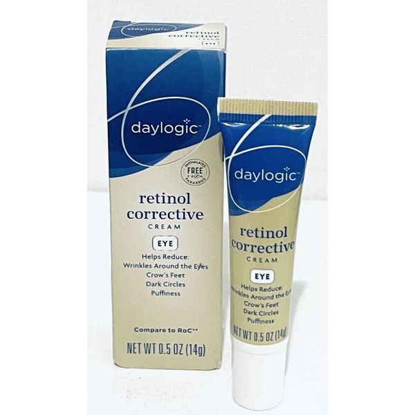 Daylogic Retinol Corrective, Eye Cream Reduce Wrinkles, 0.5 Oz New