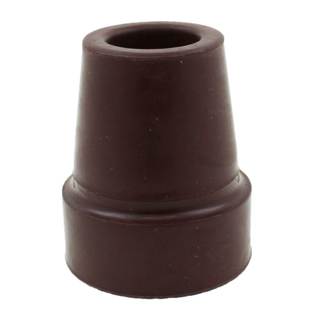 Qty: 4x Brown 19mm (3/4") Rubber Ferrules Tips for Walking Sticks & Canes - by Lifeswonderful